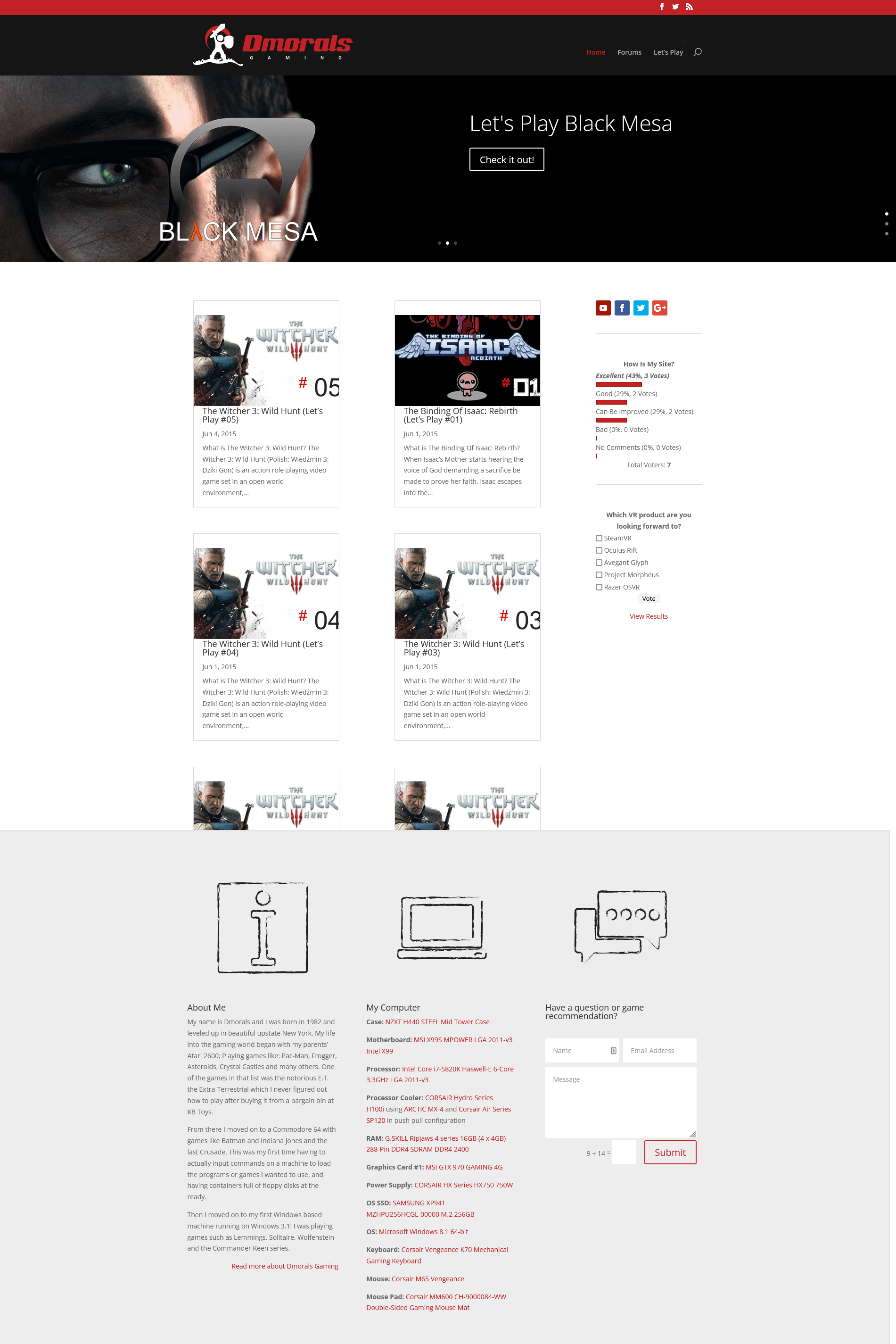 dmorals website sample